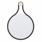 Espelho Redondo Emoldurado Mali Preto 75x53cm