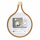 Espelho Redondo Emoldurado Mali Tauari 75x53cm