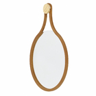 Espelho Redondo Emoldurado Mali Tauari 75x53cm
