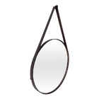 Espelho Redondo Escandinavo Adnet De Parede Sala Quarto Lavab