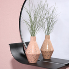 Espelho Redondo Ferro E Madeira Eclipse