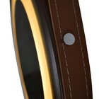 Espelho Redondo Iluminado 50cm Touch 2 Leds Com Alça Adnet Re