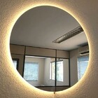 Espelho Redondo Iluminado Com Led Quente 60cm