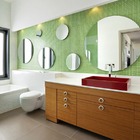 Espelho Redondo Lapidado 40cm Com Dupla Face