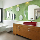 Espelho Redondo Lapidado 70cm Com Pendurador