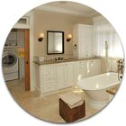 Espelho Redondo Lapidado 70cm Com Pendurador