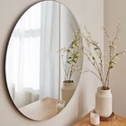 Espelho Redondo Lapidado 70cm Com Pendurador