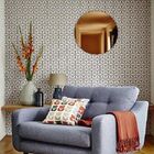 Espelho Redondo Lapidado Bronze - 60cm