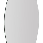 Espelho Redondo Lapidado Fixado Com Botões - 40cm