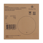 Espelho para Banheiro Redondo com LED a Pilha 60cm Gavix