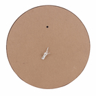 Espelho para Banheiro Redondo com LED Frontal Bivolt Moldura Caramelo 80cm Couro VB Cristais