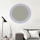 Espelho Redondo Moldura Branca 47cm 830