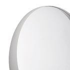 Espelho Redondo Off White Em Metal 10510 Mart