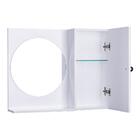 Espelho Redondo Para Banheiro Com Armário Branco