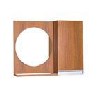 Espelho Redondo Para Banheiro Com Armário Freijó Com Puxador