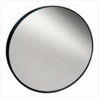 Espelho Redondo Para Banheiro Perfil 39,5 Cm Preto