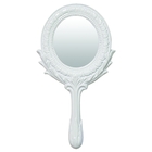 Espelho Resina Combers Grego Branco 12.5 X 2 X 25.5 Cm