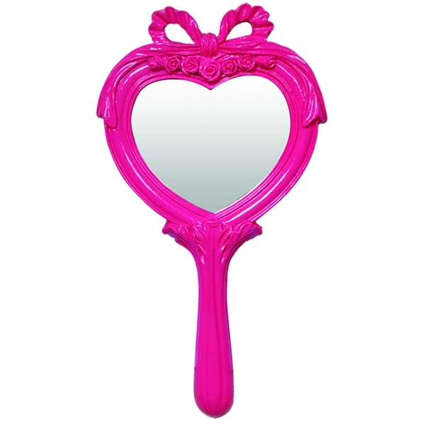 Espelho Resina Combers Heart Pink 14 X 2 X 26 Cm