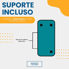 Espelho Retangular 110x53cm Com Borda Em Couro Caramelo Decor