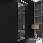 Espelho Retangular 160x45cmx4mm com Bisote 10mm Speed Temper