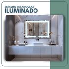 Espelho Retangular 50cm X 70cm Iluminado Touch Screen Led 3 C