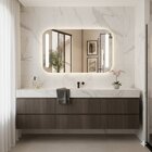 Espelho Retangular 50x70cm Touch Led 6000k Crys Reduna Espelh