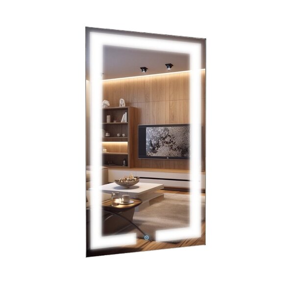 Espelho Retangular 70cm X 50cm Iluminado Touch Screen Led 3 C