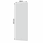 Espelho Retangular B02 Crú - Briz