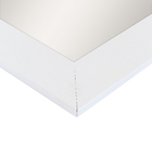 Espelho Retangular Basic com Moldura Branca 65x115cm