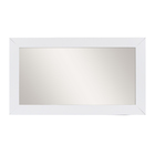 Espelho Retangular Basic com Moldura Branca 65x115cm