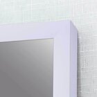 Espelho Retangular Com Moldura De Madeira Maciça 100cmx50cm D