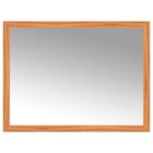 Espelho Retangular Com Moldura De Madeira Maciça 70cmx50cm De