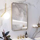 Espelho Retangular Com Moldura Metal Decorativo Sala Hall Par