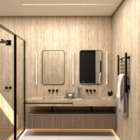 Espelho Retangular com Moldura Metal Decorativo Sala Hall Par