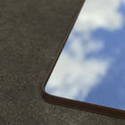 Espelho Retangular Decorativo Moldura Corino 75x40 - Marrom