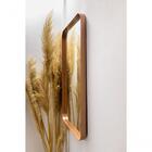 Espelho Retangular E14 115x60 Moldura Metal Hose Gold