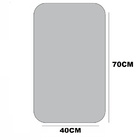 Espelho Retangular Grande 70 X 40 Moderno Lapidado Com Suporte