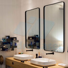 Espelho Retangular Grande Decorativo Para Banheiro Ou Sala Co