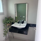 Espelho Retangular Grande Decorativo Para Banheiro Ou Sala Co