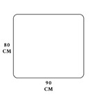 Espelho Retangular Grande Decorativo Sala Banheiro Quarto Lux