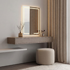 Espelho para Banheiro Retangular com LED a Pilha 80x60cm Gavix
