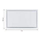 Espelho para Banheiro Retangular com LED Bivolt 100x60cm Gavix