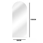 Espelho Retangular Oval Grande 150 X 60 Moderno Lapidado Com