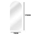 Espelho Retangular Oval Grande 170 X 70 Moderno Lapidado Com