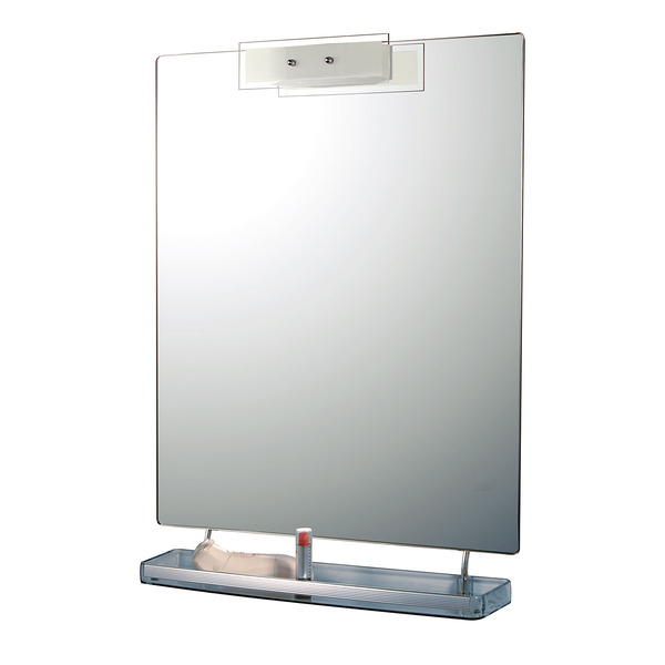 Espelho de Banheiro com iluminaç u00e3o Retangular 50x72cm Pratic Cris Metal Leroy Merlin Adesivo De Parede Com Nome ~ Espelho de Banheiro com iluminaç u00e3o Retangular 50x72cm Pratic Cris Metal Leroy Merlin