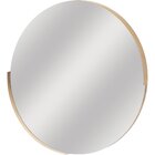 Espelho Rivieira Redondo 60cm Dr Bw Quadros Dourado