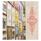 Espelho Rústico Com Moldura 122cm X 92cm Decore Pronto Amarel