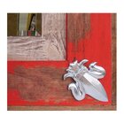 Espelho Rústico Com Moldura 77cm X 127cm Decore Pronto Vermel