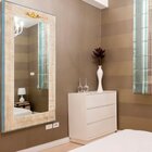 Espelho Rústico Com Moldura Aplique 64cm X 84cm Decore Pronto