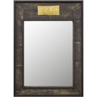 Espelho Rústico Com Moldura Aplique 72cm X 104cm Decore Pront